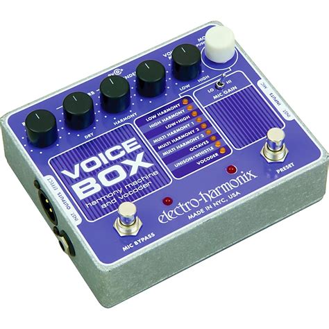 electro harmonix voice box harmony vocal processor|vocal delay pedal.